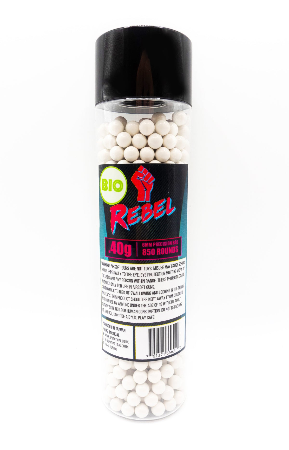 Rebel Precision Heavyweight BIO 6mm BBs 850pcs Bottle - 0.40g