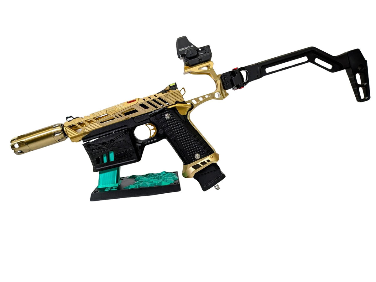 TM Hi-Capa Custom Build (Fully Assembled) - Reaper Gold Match M4ximus (+ Small Hard Case)