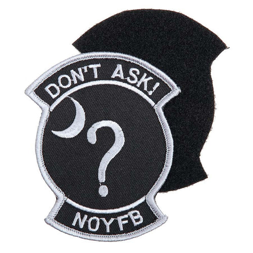Fostex Don't Ask NOYFB Embroided Patch (w/ Hook & Loop)