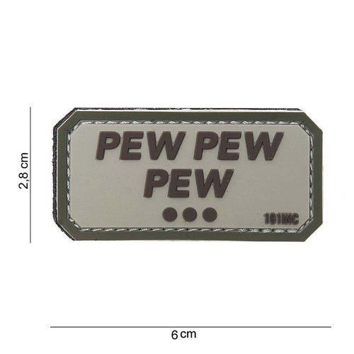 101 Pew Pew Pew 3D PVC Patch