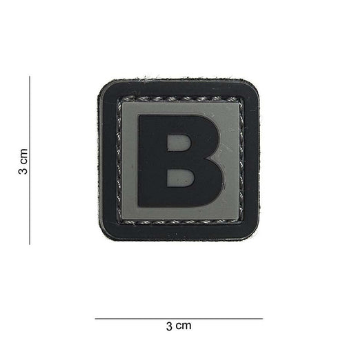 101 "B" Letter 3D PVC Patch