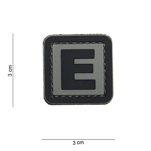 101 "E" Letter 3D PVC Patch