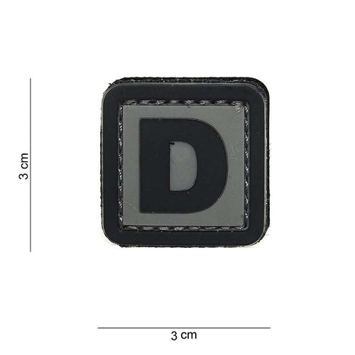 101 "D" Letter 3D PVC Patch