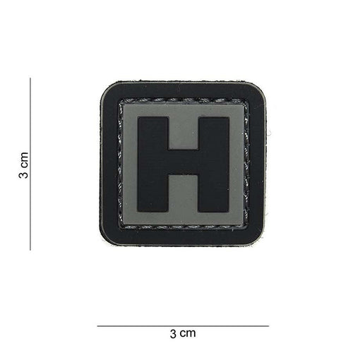 101 "H" Letter 3D PVC Patch