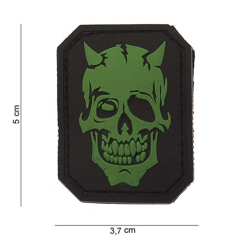 101 Devil Skull 3D PVC Patch