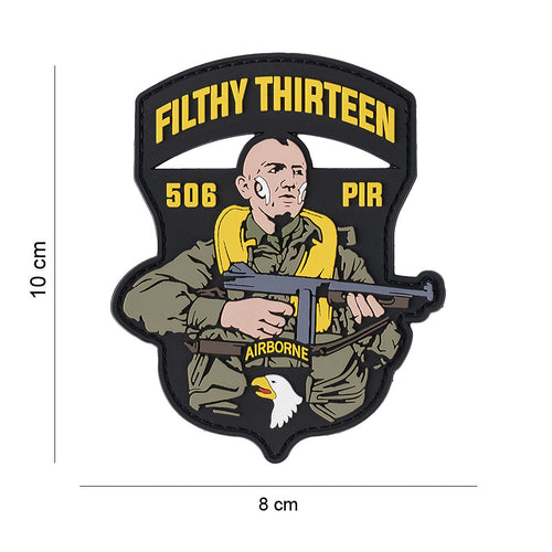 101 Airborne 506 PIR Filthy Thirteen 3D PVC Patch