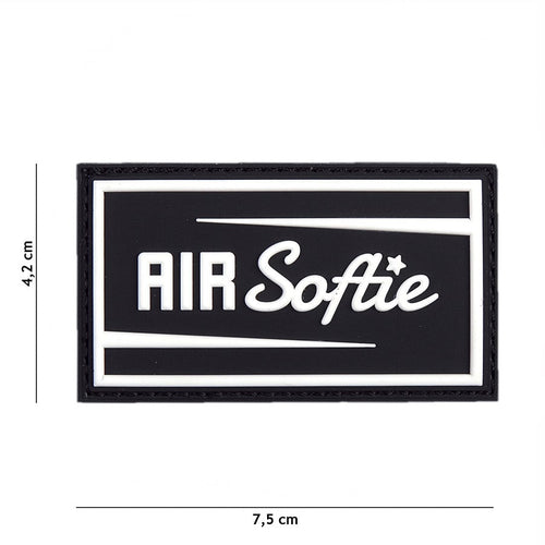 101 Air Softie 3D PVC Patch - Black