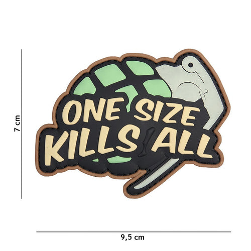 101 One Size Kills All 3D PVC Patch