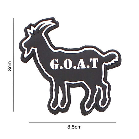 101 G.O.A.T 3D PVC Patch - Black