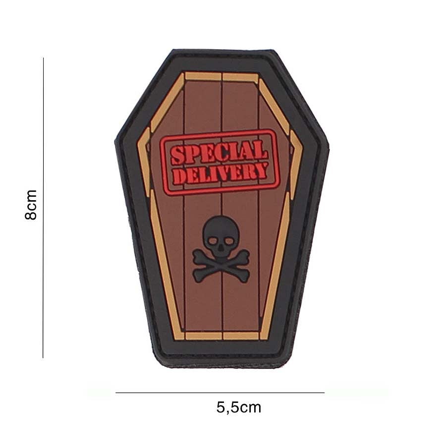 101 Special Delivery Coffin 3D PVC Patch