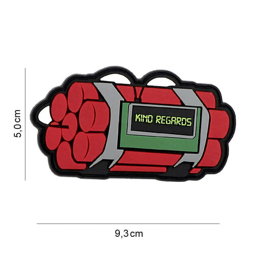 101 Kind Regards Dynamite 3D PVC Patch