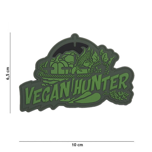 101 Vegan Hunter 3D PVC Patch