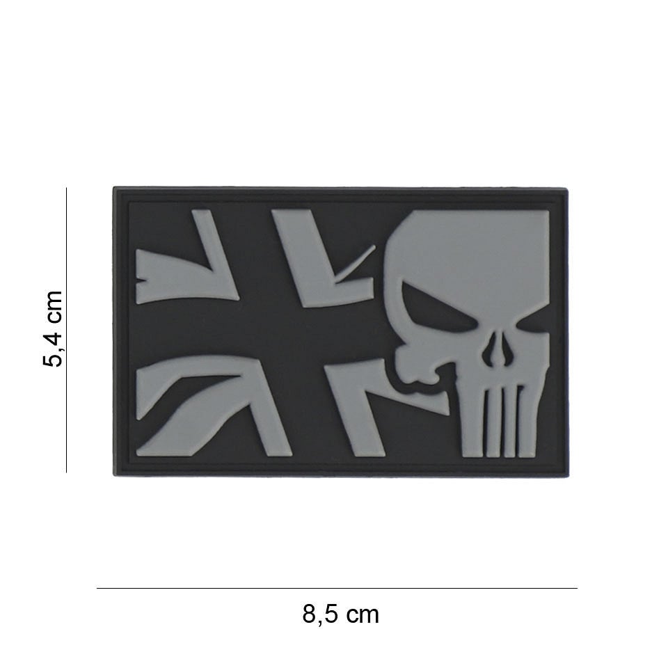101 Punisher UK Flag 3D PVC Patch