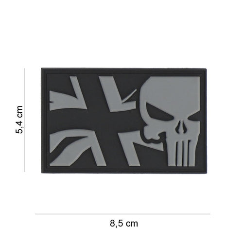 101 Punisher UK Flag 3D PVC Patch