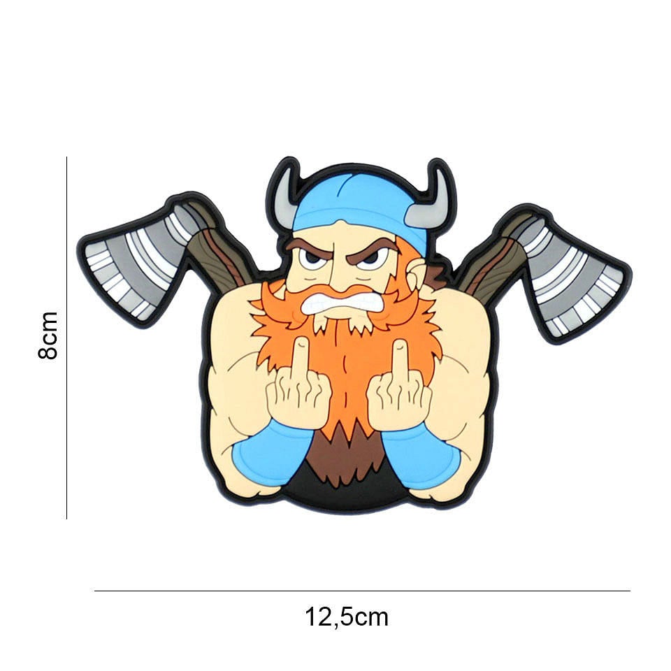 101 Angry Viking Full Colour 3D PVC Patch