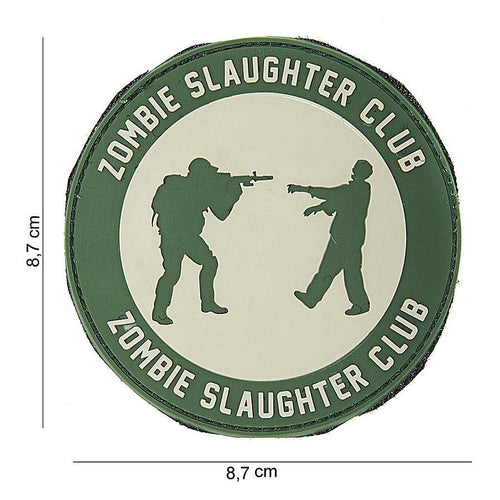 101 Zombie Slaughter Club 3D PVC Patch