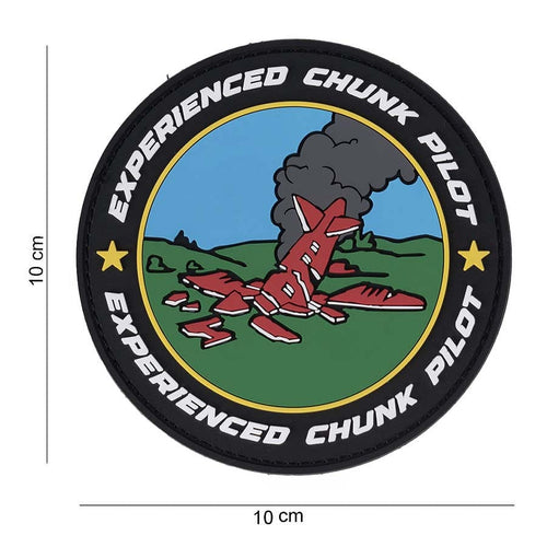 101 Experienced Chunk Pilot 3D PVC Patch