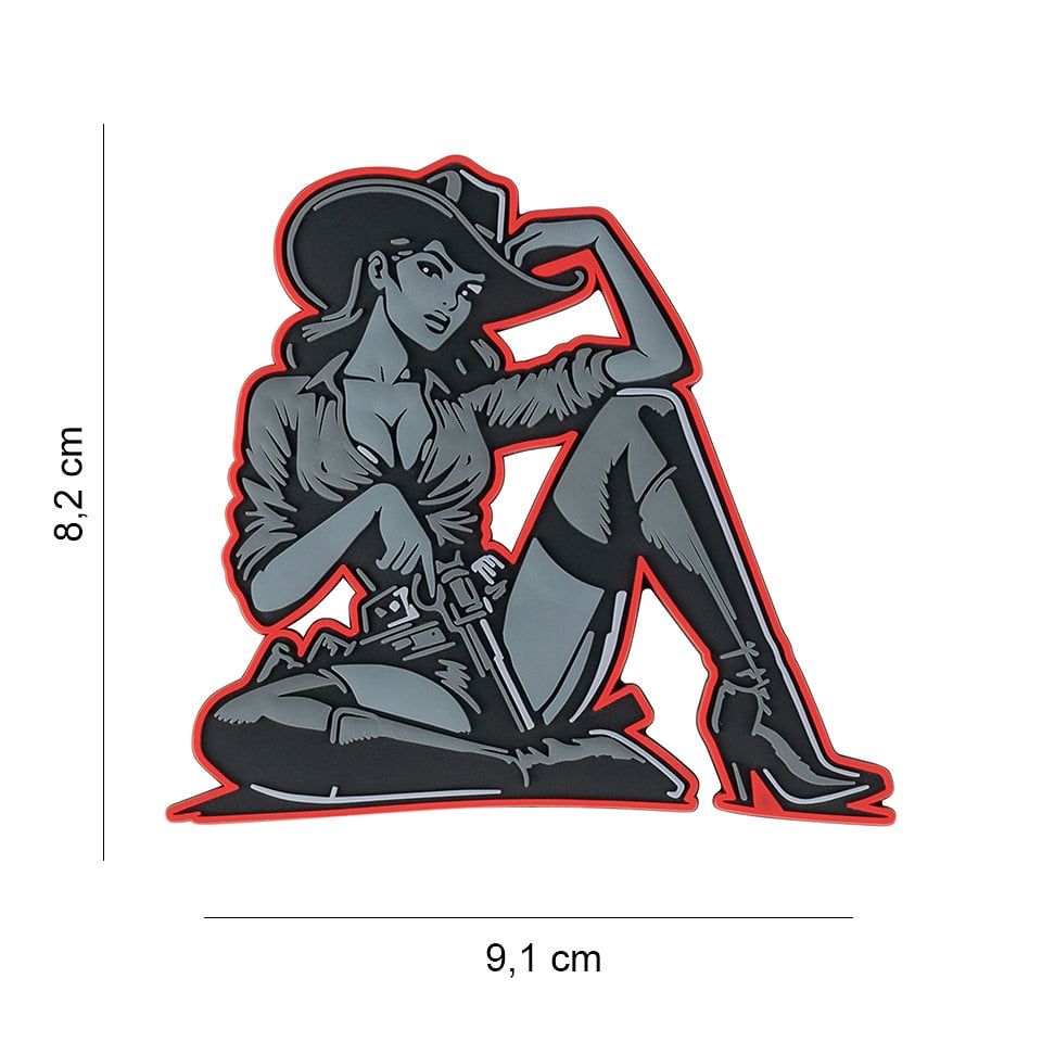 101 Cowgirl 3D PVC Patch