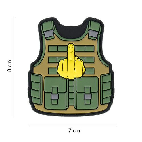 101 Tactical Vest Finger 3D PVC Patch