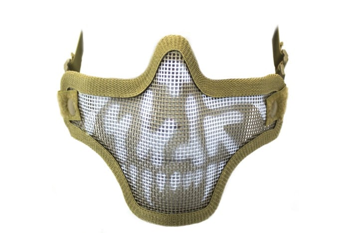 Nuprol Mesh Lower Face Shield V1 - Skull Tan