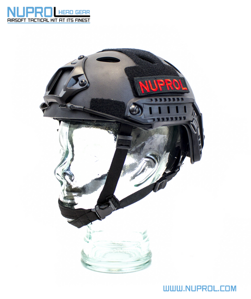 Nuprol Fast Railed Helmet - Black