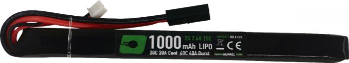 Nuprol 1000MAH 7.4V Lipo Super Slim Stick (AK)