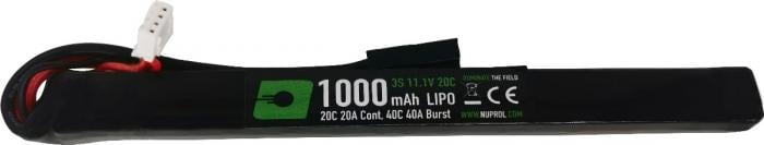 Nuprol 1000MAH 11.1V Lipo Super Slim Stick (AK)