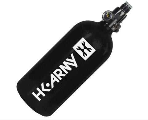 HK ARMY 48CI 3K ALUMINUM HPA TANK W/ REGULATOR - BLACK (EMPTY)