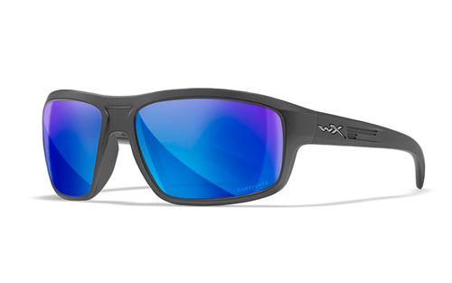 Wiley X CONTEND - Matte Graphite Frame - CAPTIVATE Polarized Blue Mirror Lens