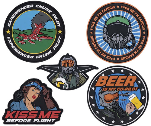 Buy Any 5 Patches, Get the Cheapest Free (Themed Packs)-Aviation