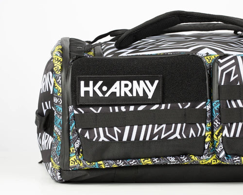 HK Large Typeface Patch - White