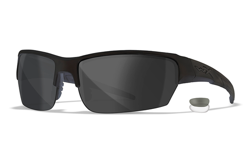 Wiley X SAINT - Matte Black Frame - Grey / Clear Lenses