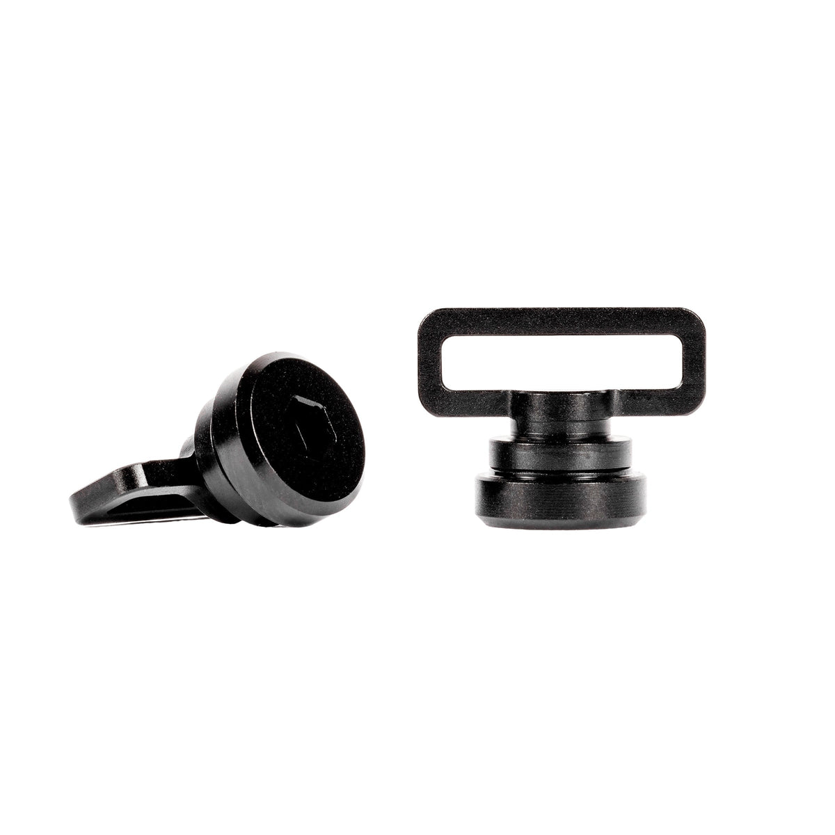 HK Army Aluminium Chin Strap Screw Set - Black (Proflex)