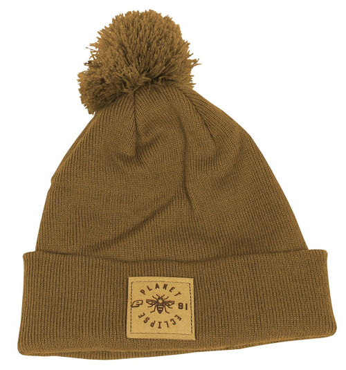 Eclipse Worker Pom Beanie - Caramel