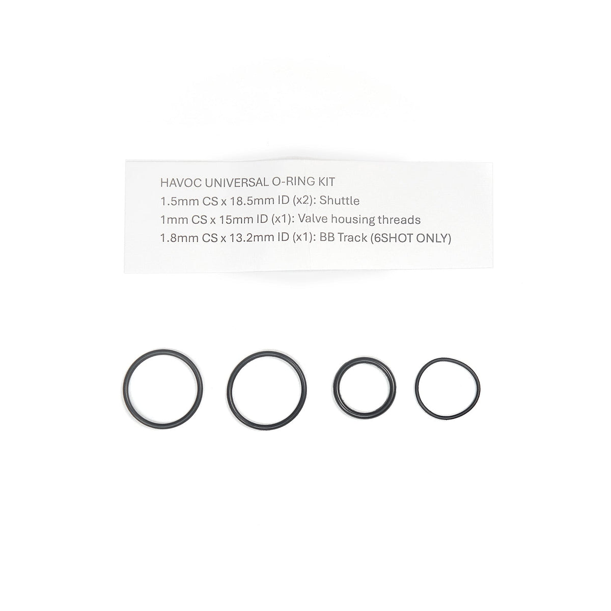 Wolverine O-ring Kit for HAVOC Engine (Universal)