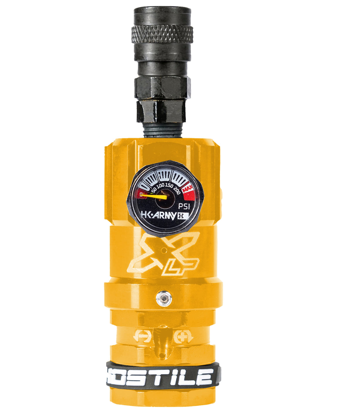 HK Army Hostile XLP Regulator - Top Port - Gold