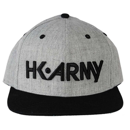HK Army Typeface Snapback - Slate/Black