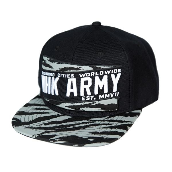 HK Army Snapback Brushed - Black/Grey