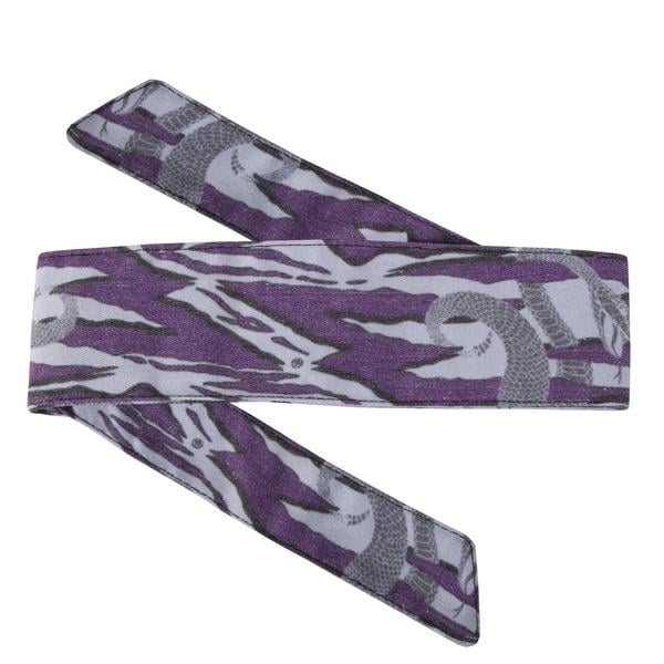 HK Hostilewear Headband - Snakes Purple