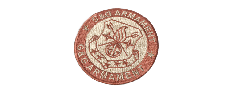 G&G Armament Logo Velcro Patch Tan