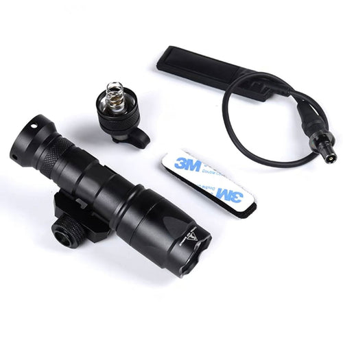 Rebel M300A 280 Lumen Tactical Flashlight with Dual Switch - Black