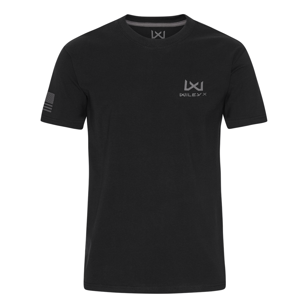 Wiley X CANYON Pocket Logo T-Shirt - Onyx Black / Sage Green