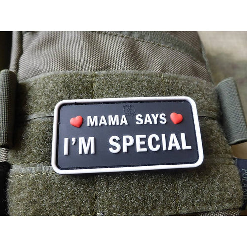 JTG Mama Says I'm Special JTG 3D Rubber Patch - Swat