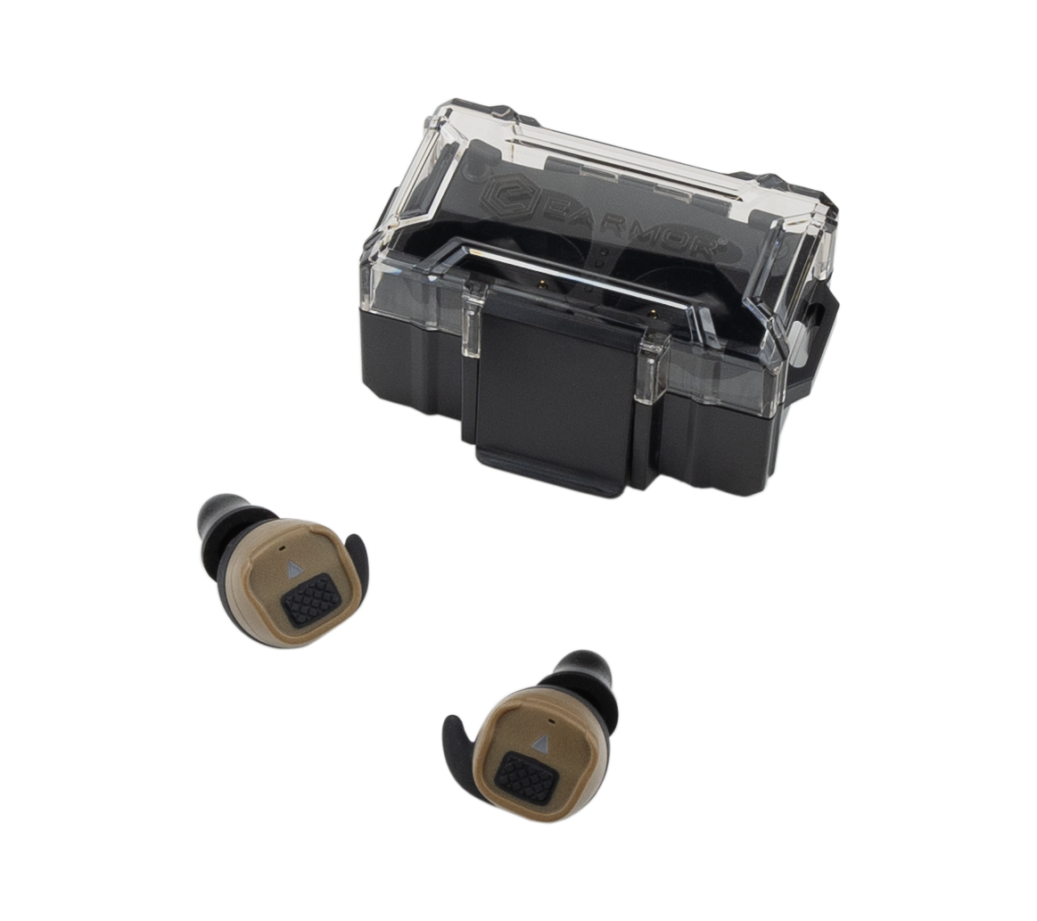 Earmor M20T Pro Tactical Noise Canceling Earbuds-Coyote
