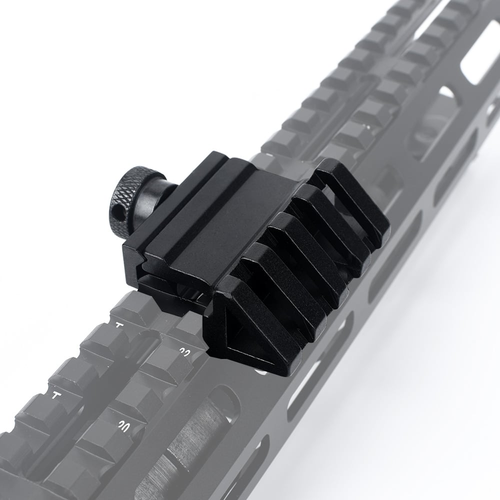 Rebel 45° Angle Base Picatinny Offset Optic Mount - Black