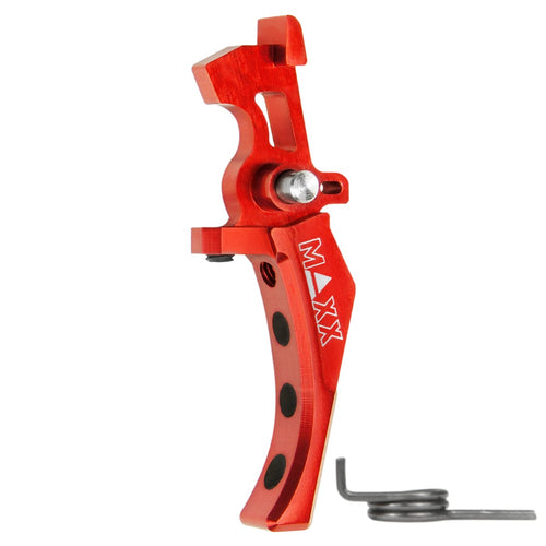 Maxx CNC Aluminum Advanced Speed Trigger Red Style D