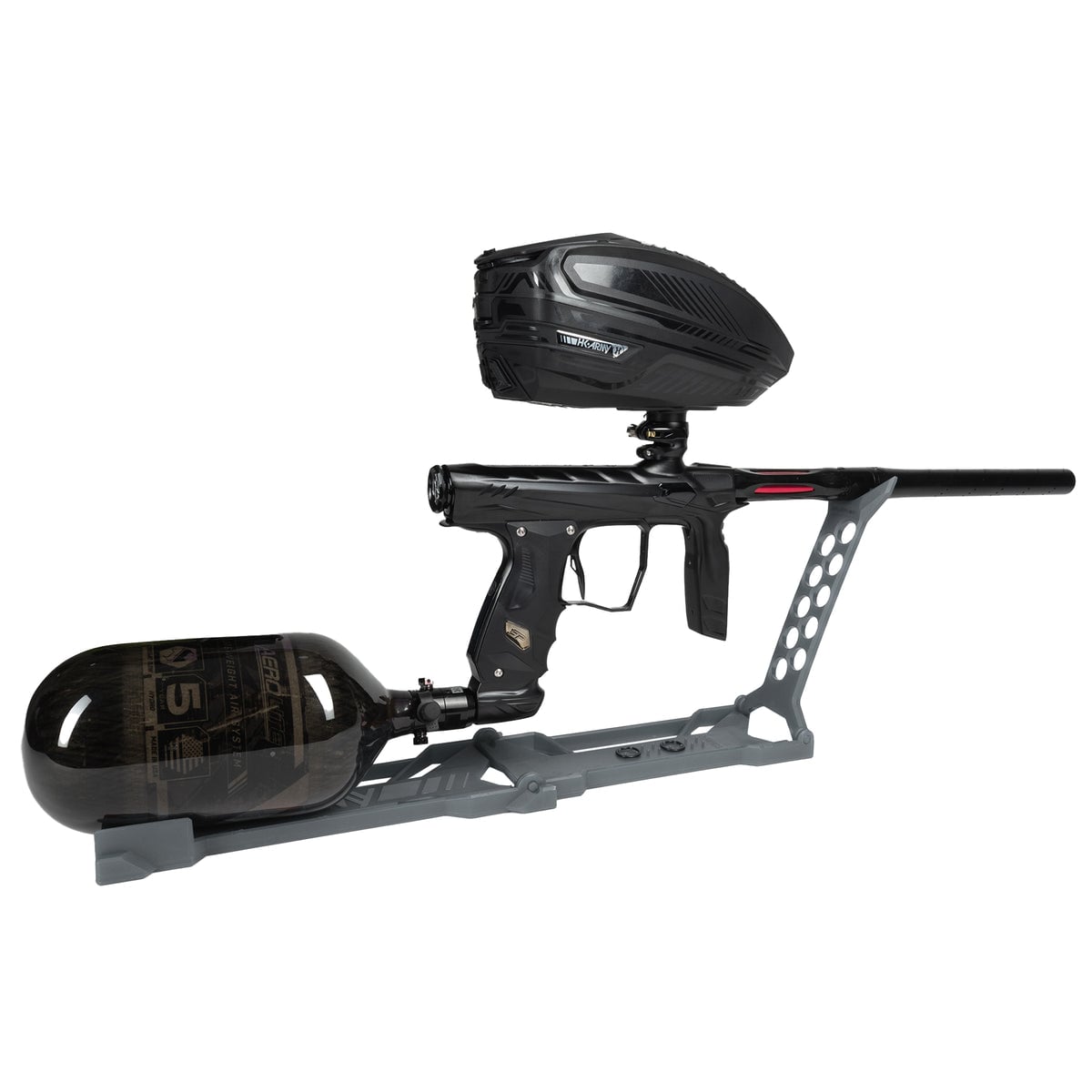 Hk Army Joint Folding Gun Stand - Pewter