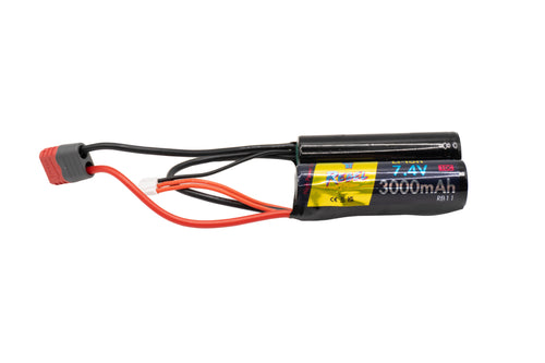 Rebel Battery - 3000mAh Li-Ion 7.4V 10C Nunchuck - Deans