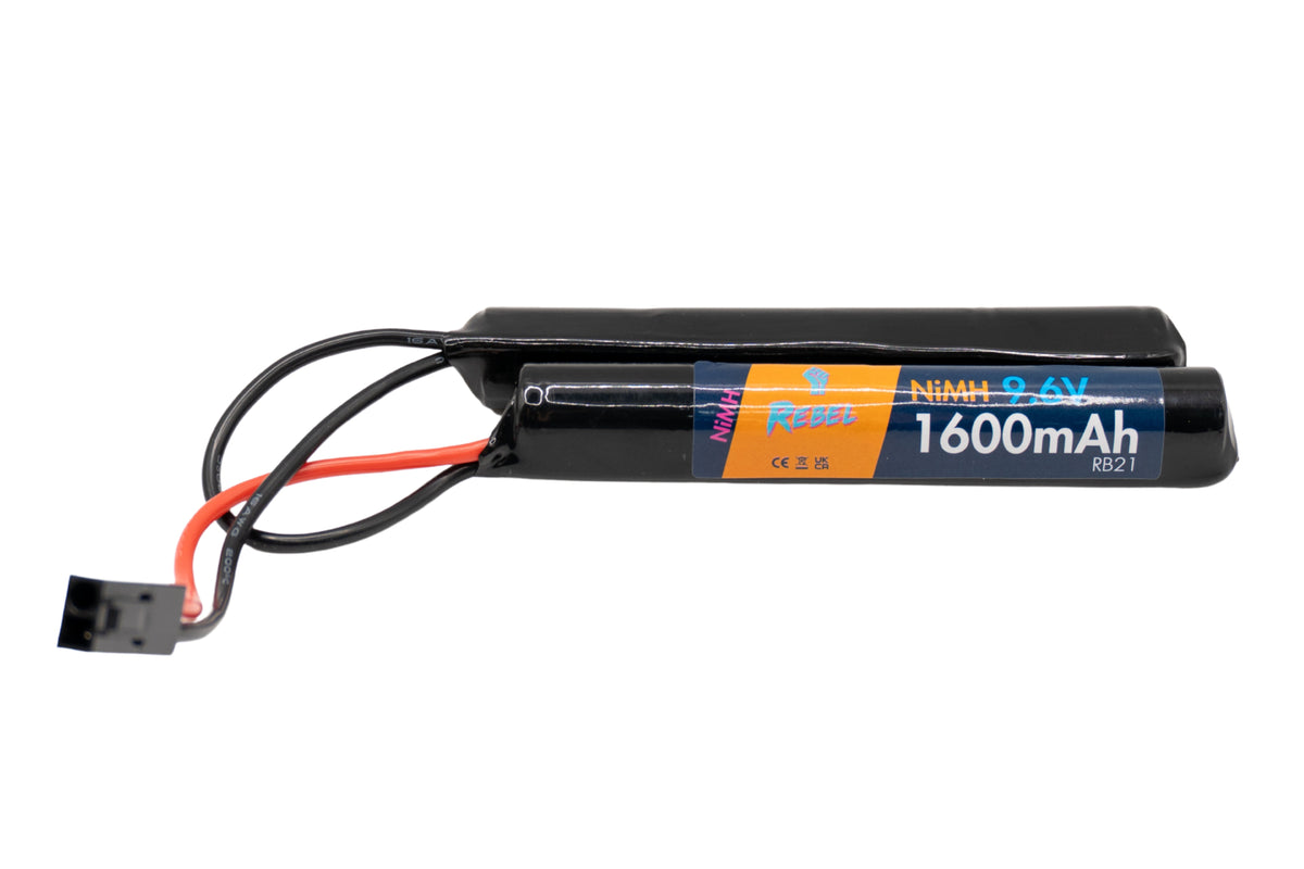 Rebel Battery - 1600mAh 9.6V NIMH Nunchuck - Mini Tamiya