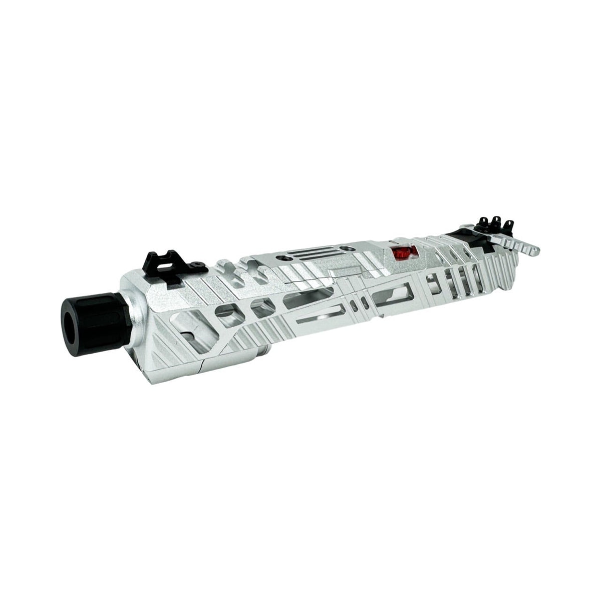 CTM Superline Split Slide for TM Hi-Capa 5.1 - Silver (inc. Short Stroke Kit, 14mm CCW Muzzle, Enhanced Nozzle Spring, etc)
